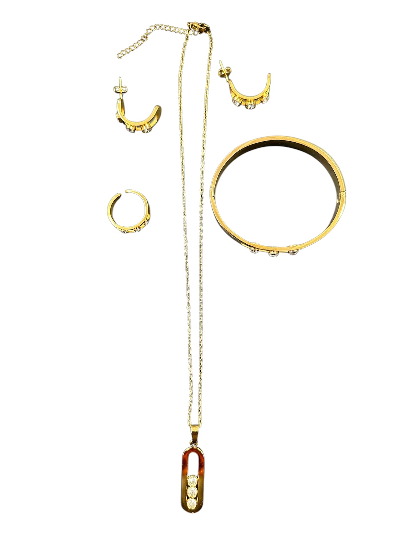 GOLD JEWELRY SET