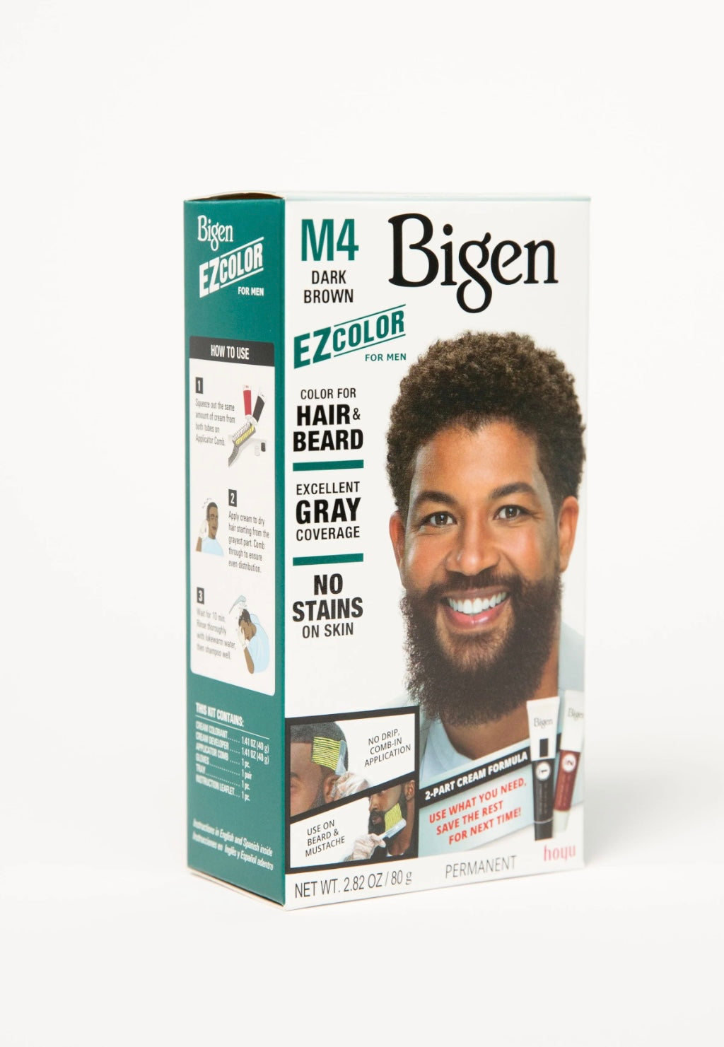 Bigen M4 Dark Brown EZ color for men 2.82 OZ/80g