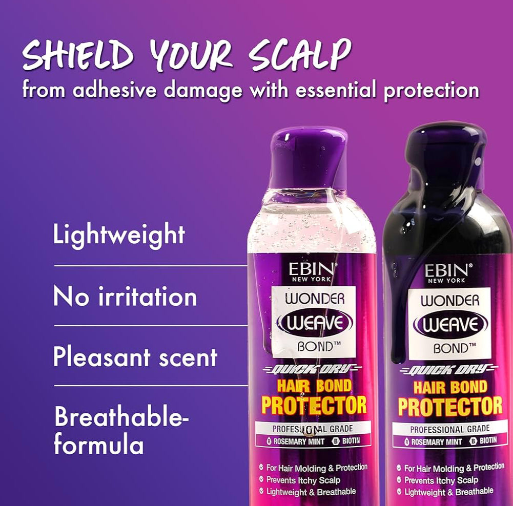 Ebin Wonder Hair Quick Weave Bond Protector Clear3.38oz