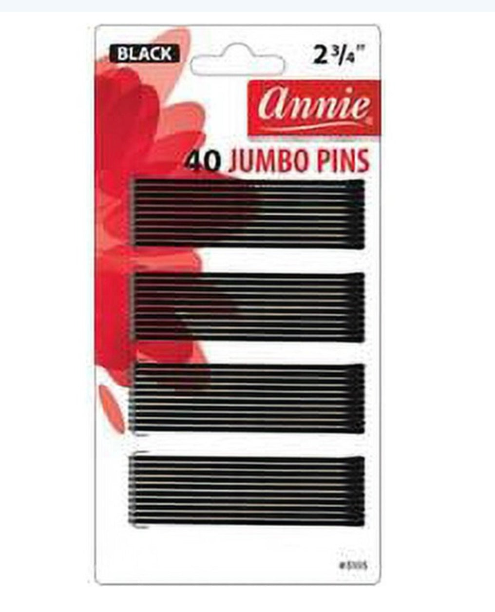 Annie Jumbo Bob 2 3/4" Hair Pins 40 .