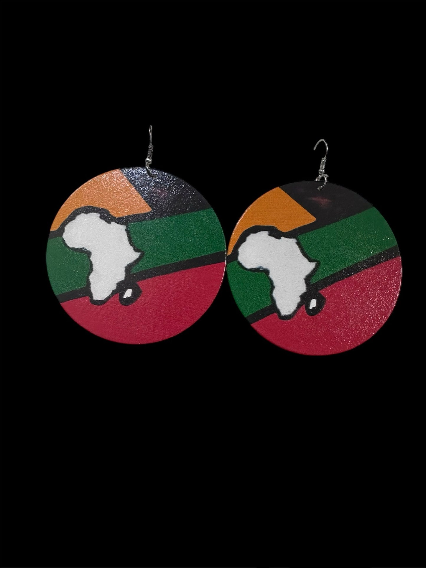 Wooden Colorful Earrings