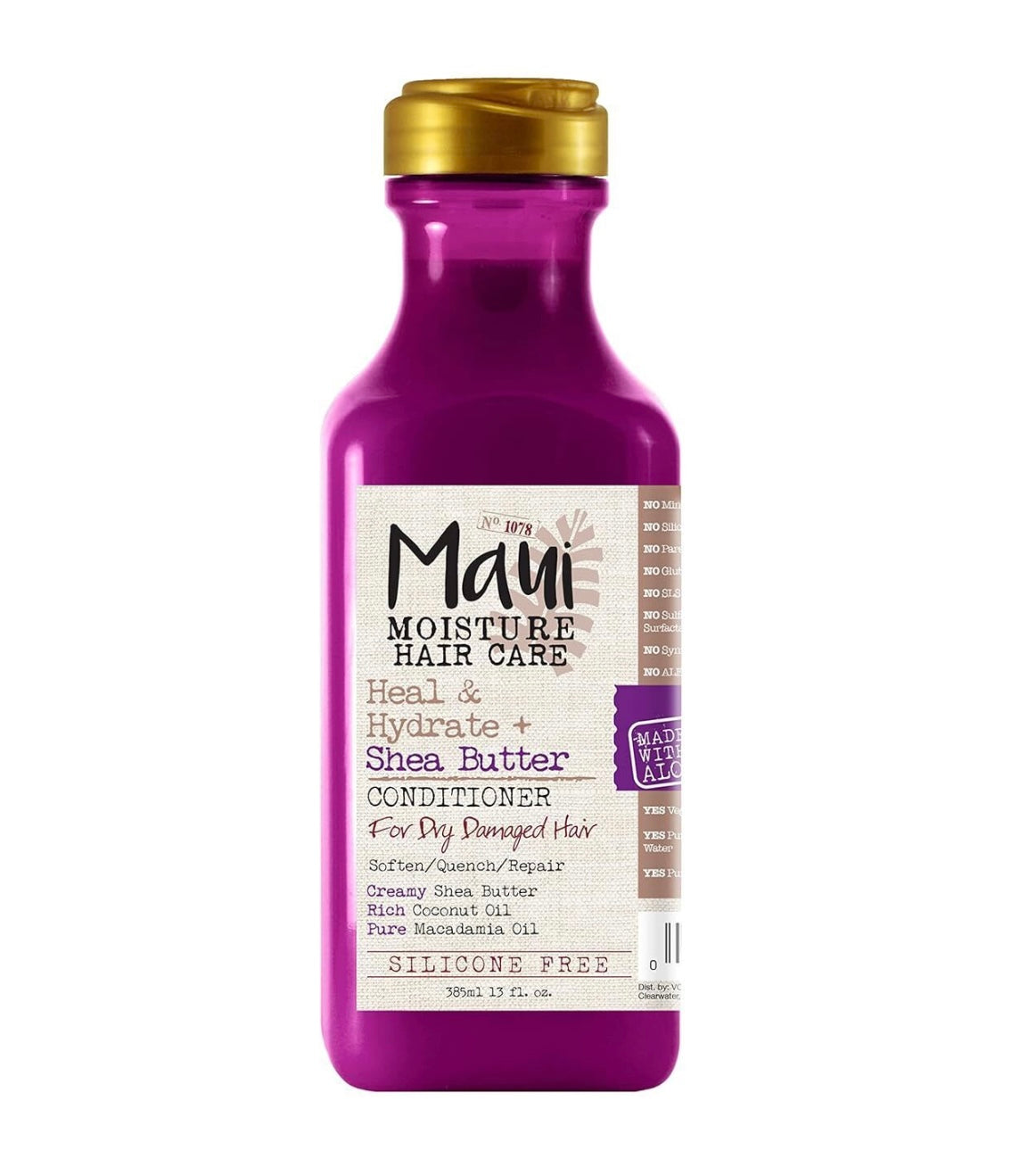 Maui
MOISTURE HAIR CARE
Heal &c Hydrate +
Shea Butter
CONDITIONER 13fl