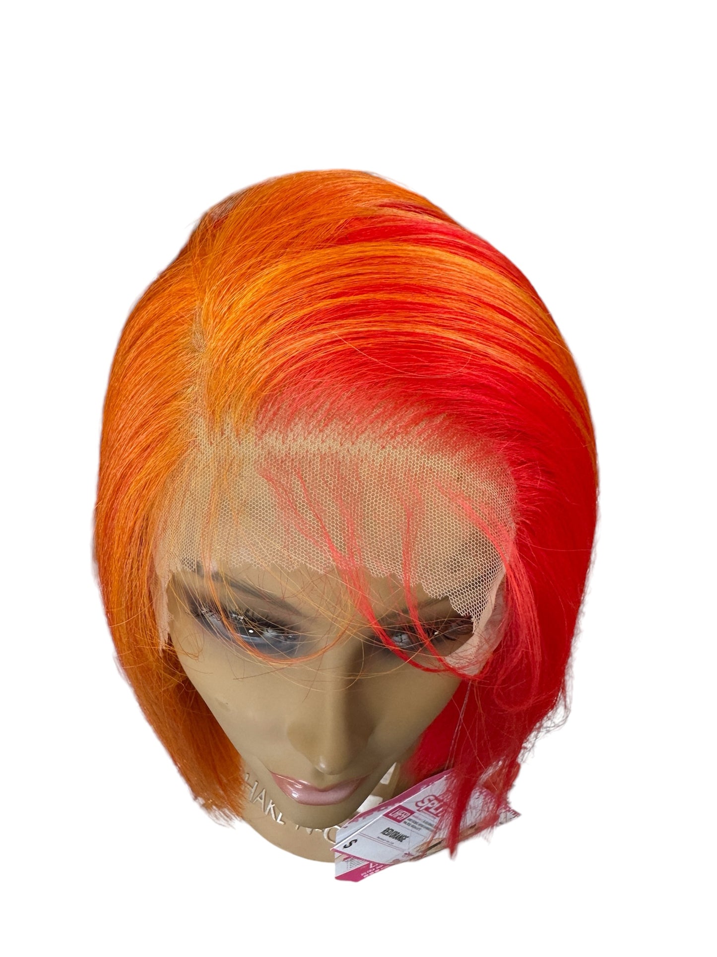 Harlem 125 hot split red/orange wig . LHF59