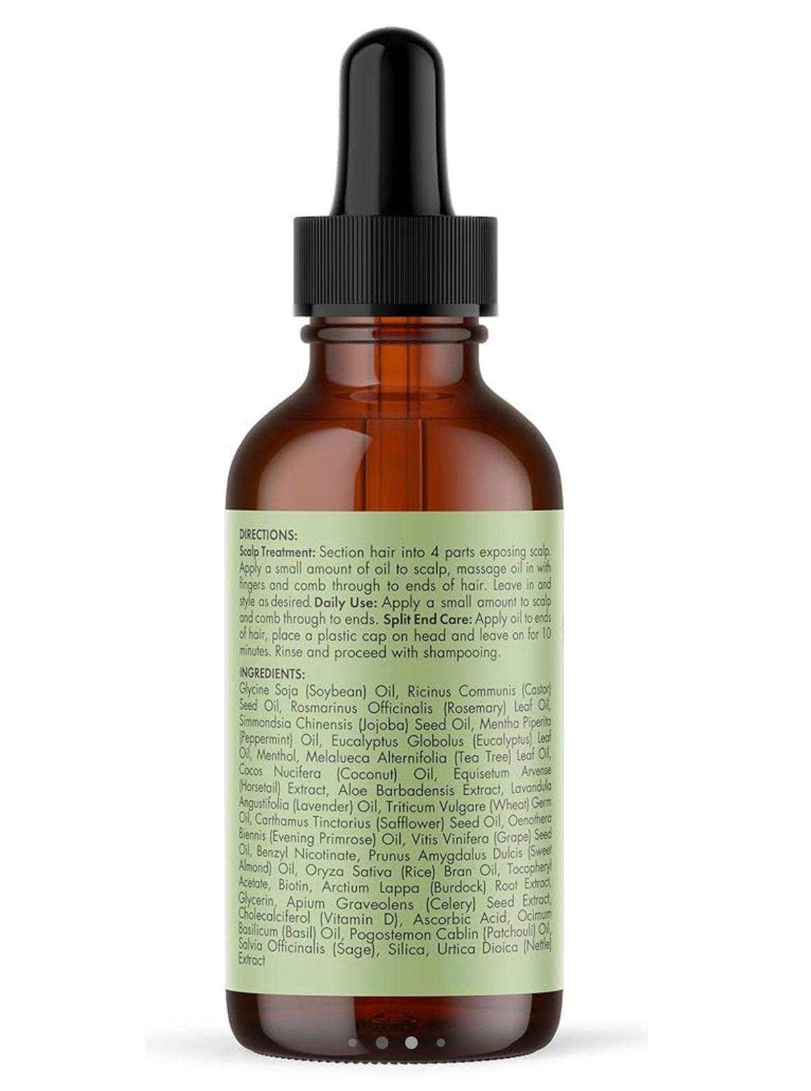 Mielle Organics Rosemary Mint Scalp & Hair Strengthening Oil for All Hair Types, 2 Ounce