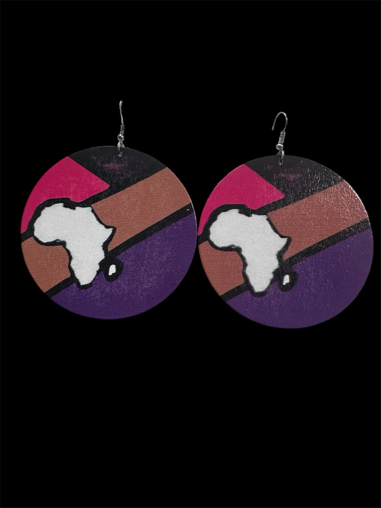 Colorful Wooden Earrings