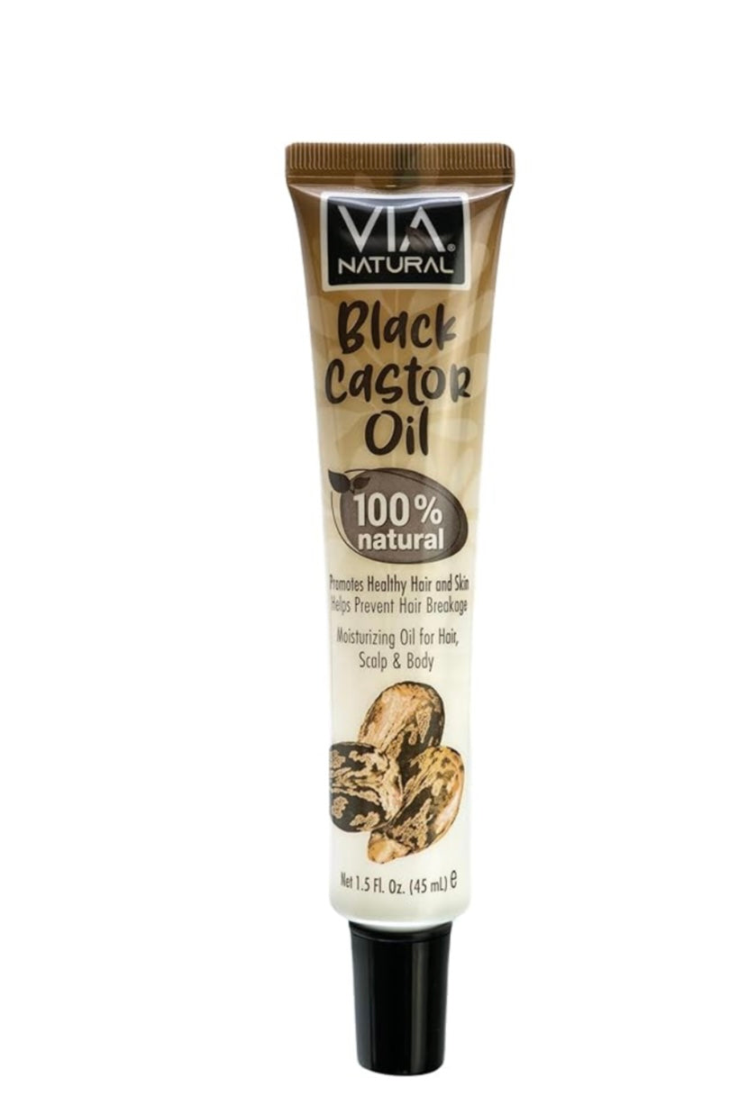 VIA NATURAL Black CastoR Oil 100% natural