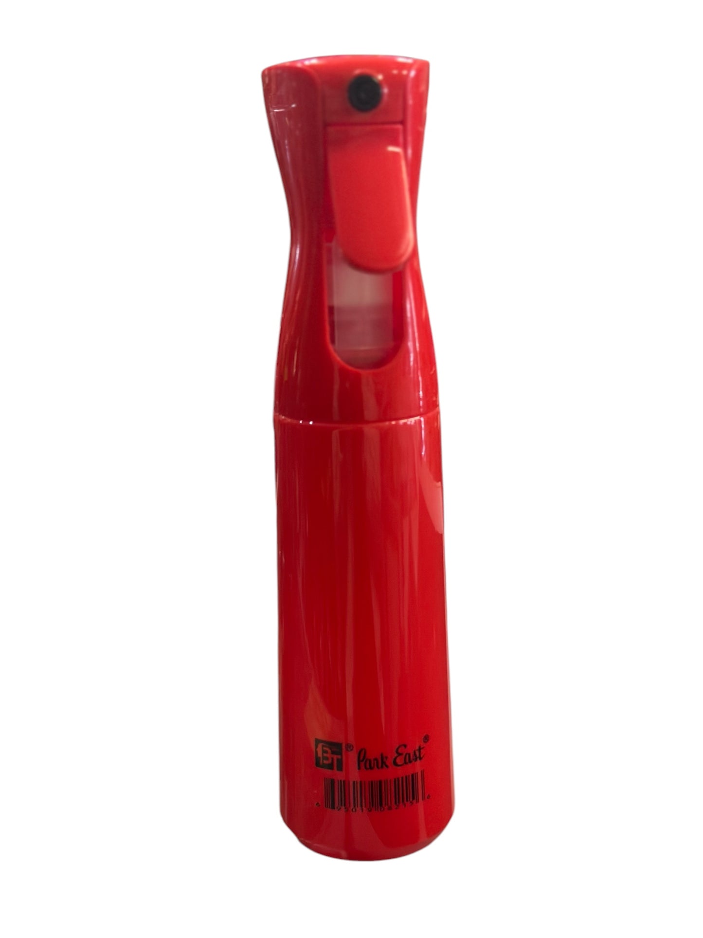 RED HAIR SPRAY BOTTLE