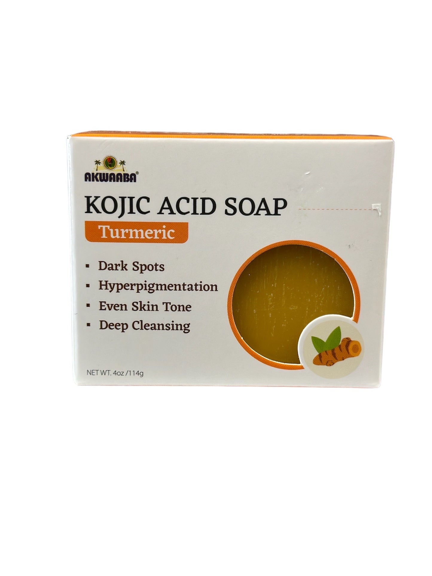 AKWAABA KOJIC ACID SOAP Turmeric