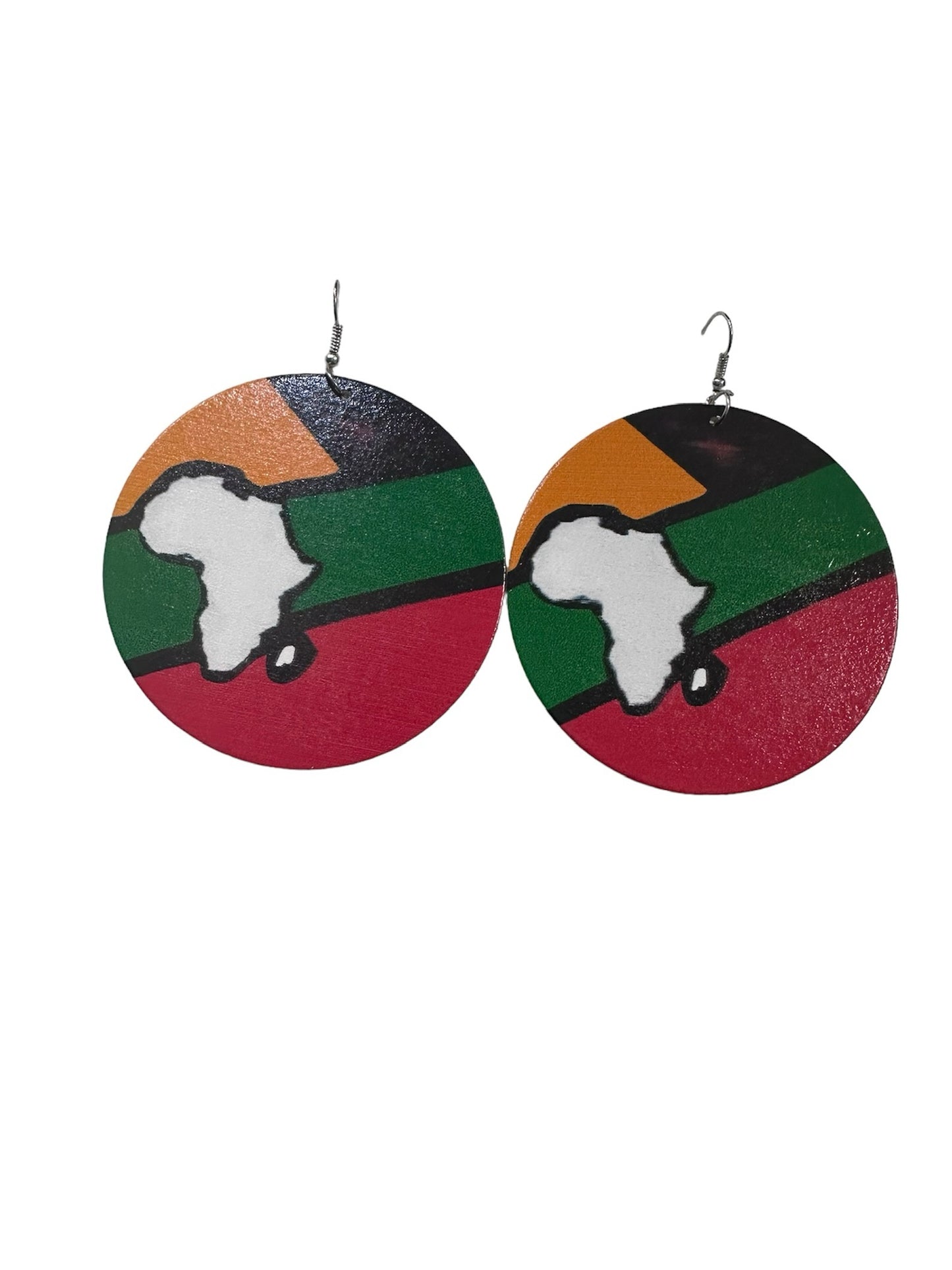 Wooden Colorful Earrings
