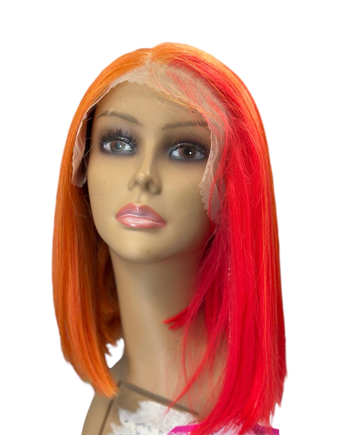 Harlem 125 hot split red/orange wig . LHF59