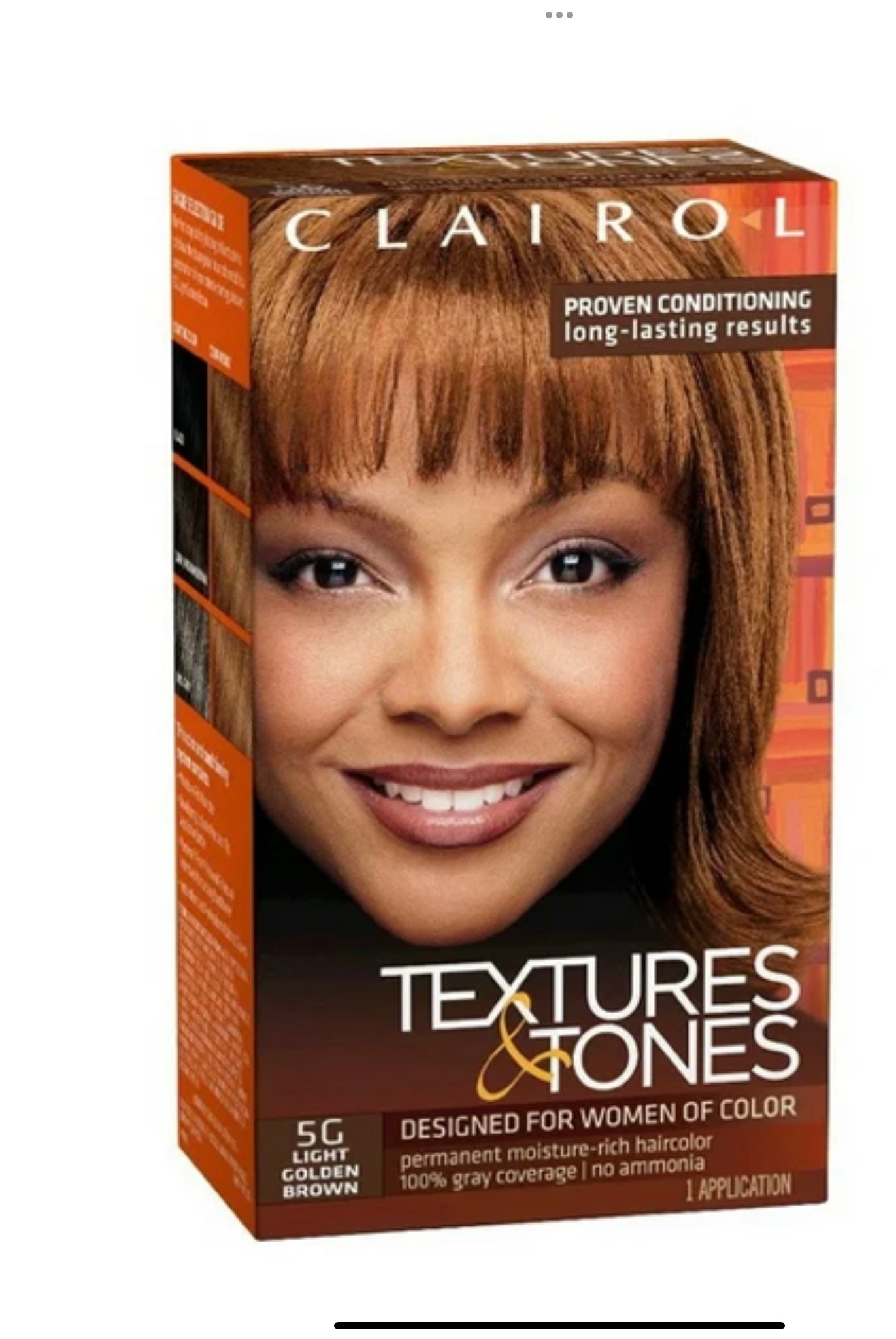 CLAIROL TEXTURES TONES 5G LIGHT GOLDEN BROWN hair color