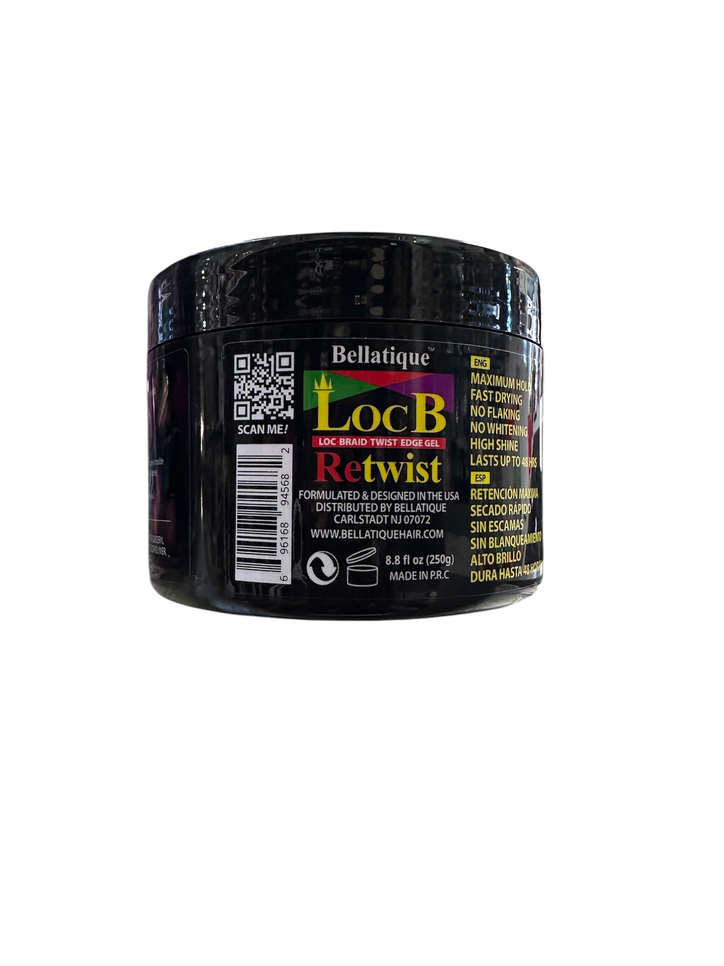 Bellatique LocB LOC BRAID TWIST EDGE GEL Retwist 8FL OZ