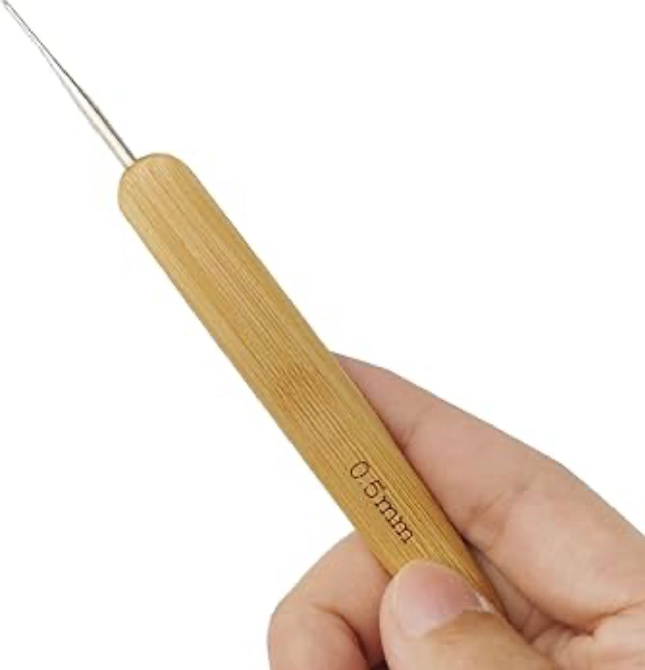 DREADLOCK CROCHET HOOK BAMBOO 0.55MM