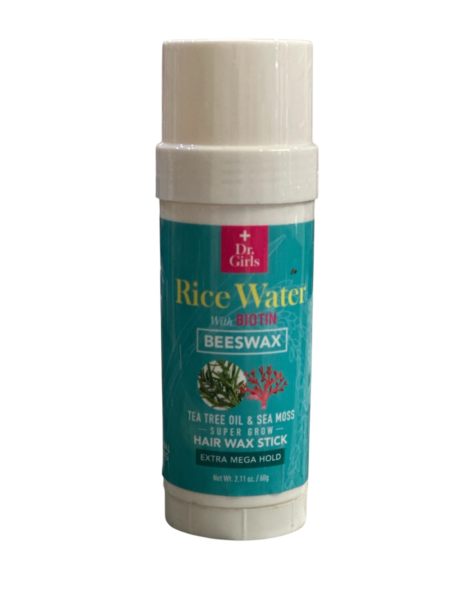 DR.GIRL RICE WATER WITH BIOTIN BEESWAX HAIR WAX STICK 2.11 OZ