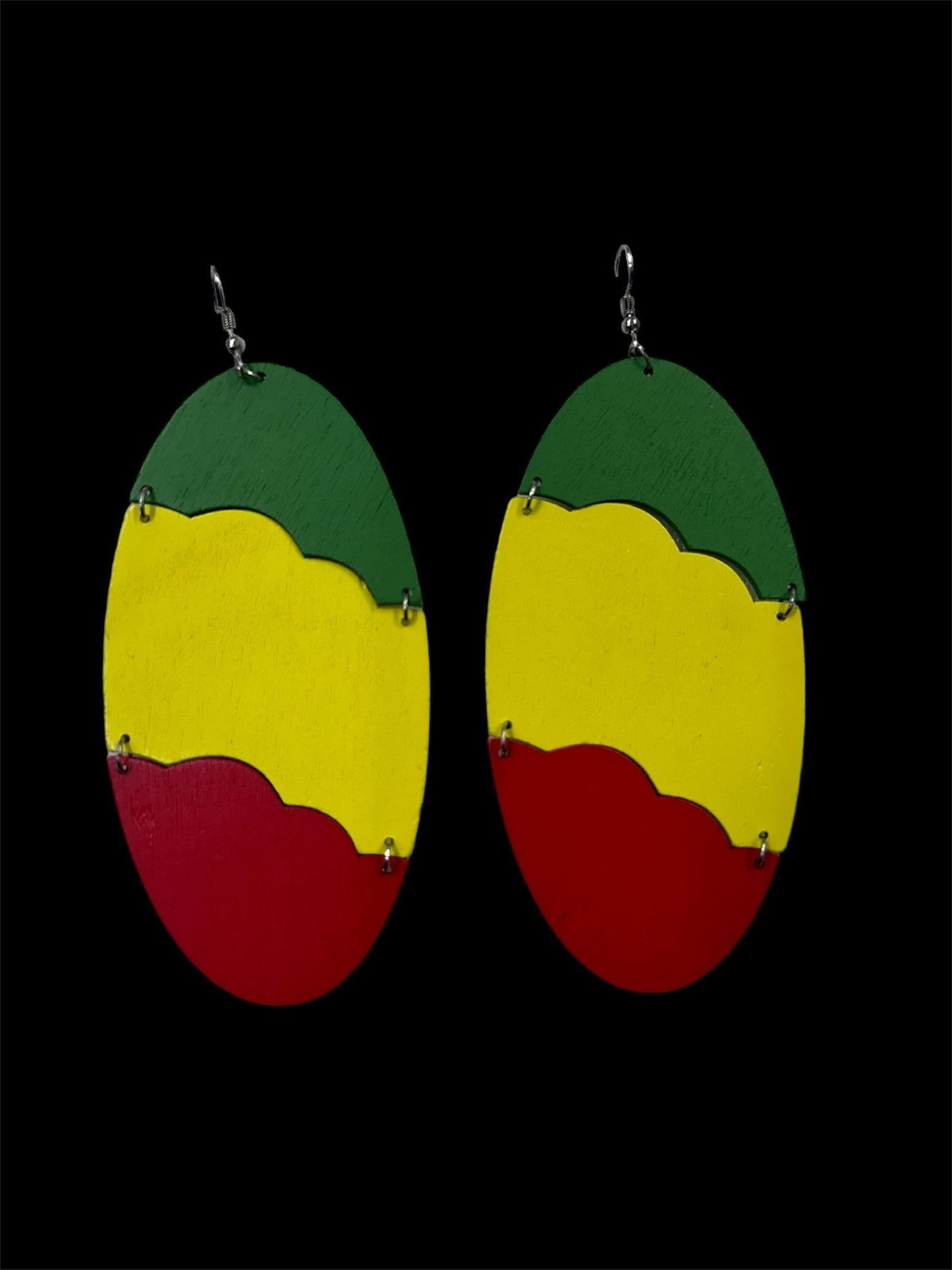 Green, Yellow & Red Wooden