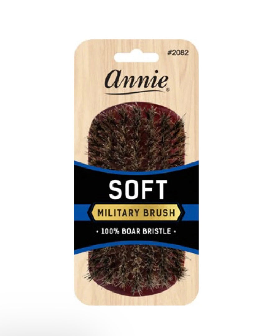 Annie. SOFT MILITARY BRUSH
•100% BOAR BRISTLE