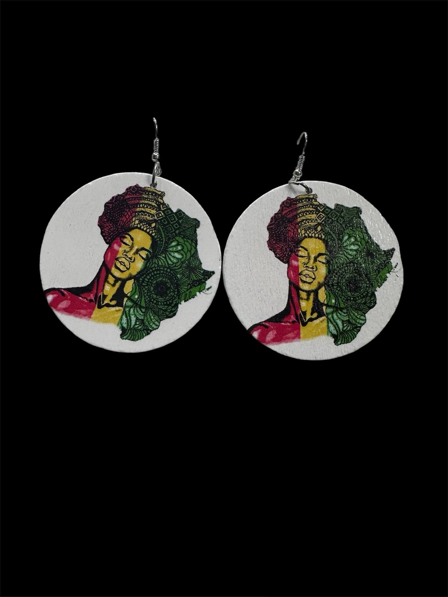 Colorful Wooden Earrings