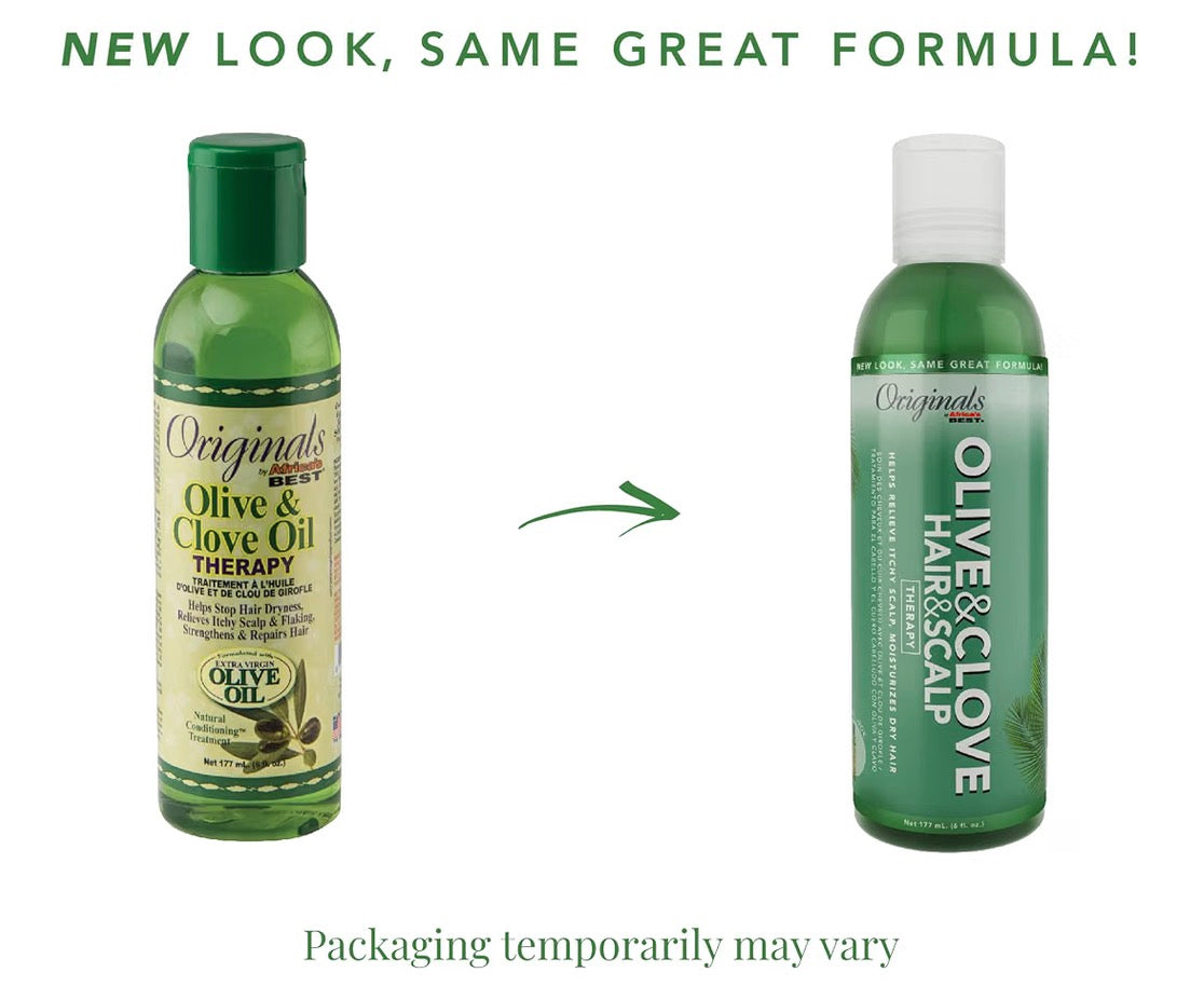 Originals by Africa's Best Olive & Clove Hair & Scalp Oil 6oz