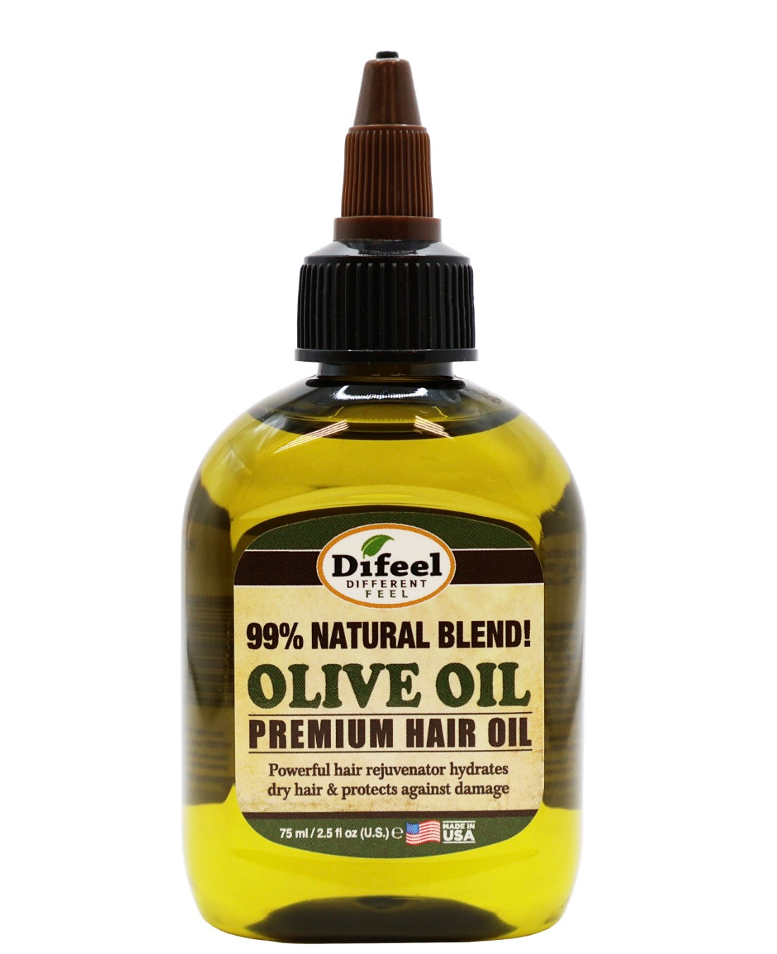 Difeel Premium Hair Oil Olive, 2.5 Oz.