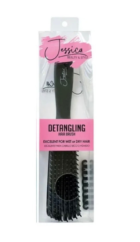 Jessica Beauty & Style Detangling Hair Brush-Assorted Colors
