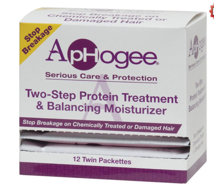 ApHogee Two-Step Protein Treatment & Balancing Moisturizer Packet 1oz & 0.75oz