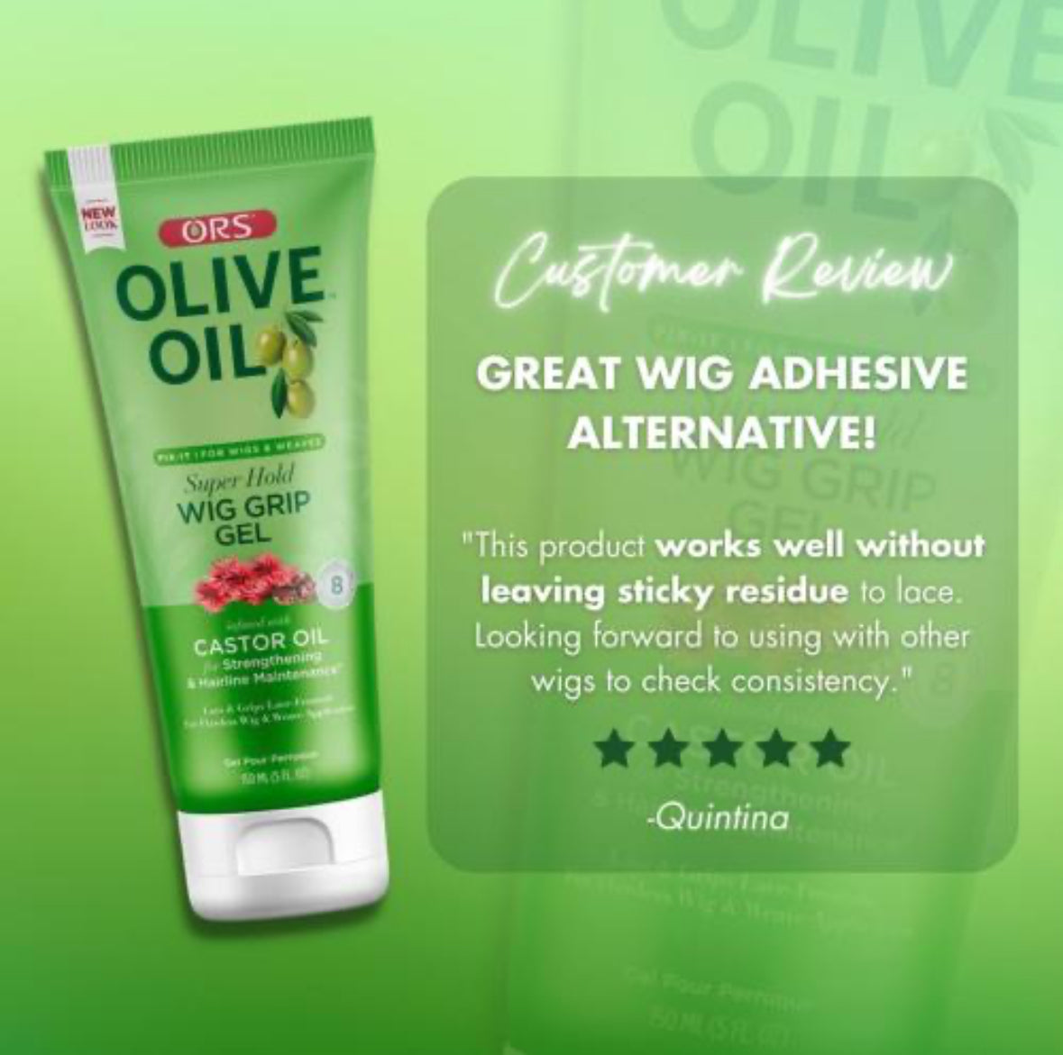 ORS Olive Oil Fix-It Super Hold Wig Grip Gel 5oz/150ml