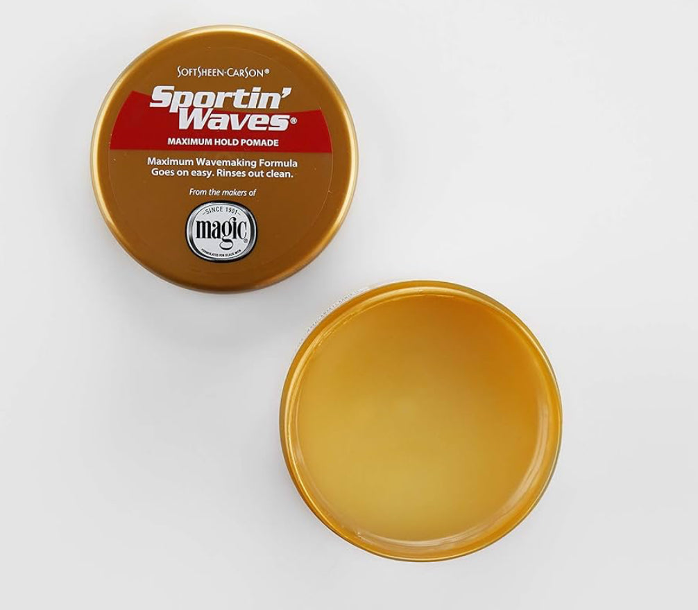 Softsheen-Carson Sportin' Waves Maximum Hold Pomade, 3.5 oz