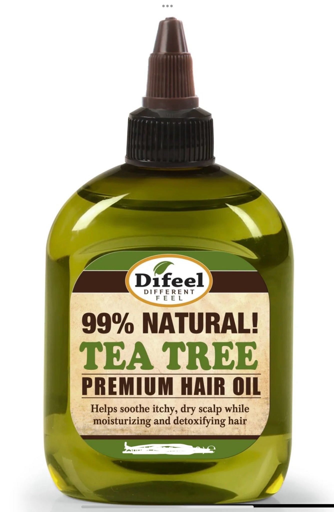 DIFEEL PREMIUM NATURAL HAIR OIL - TEA TREE OIL 210ML/7.1 FL OZ.