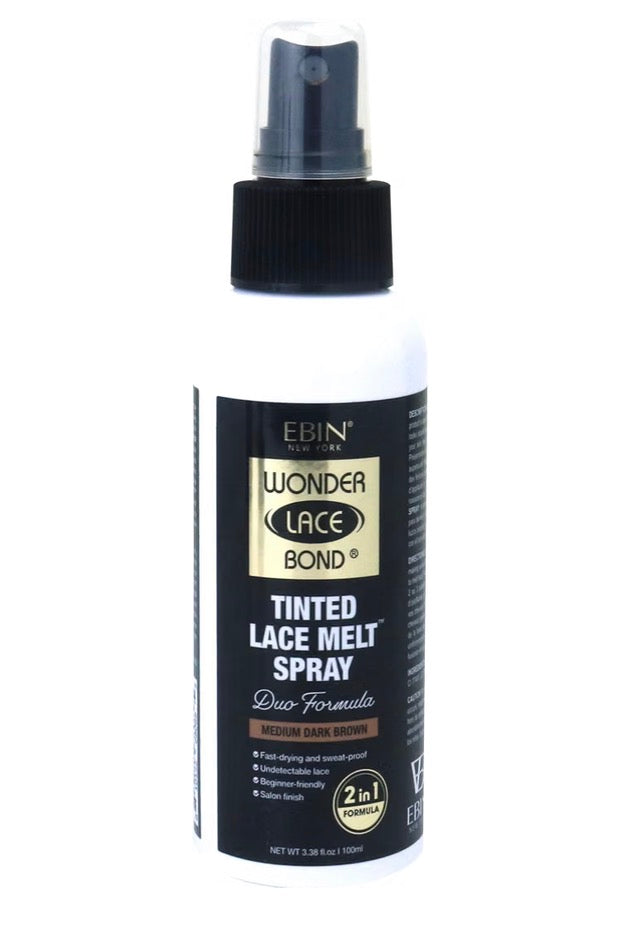 Ebin Wonder Lace Bond Tinted Lace Melt, Medium Dark Brown, 3.38oz