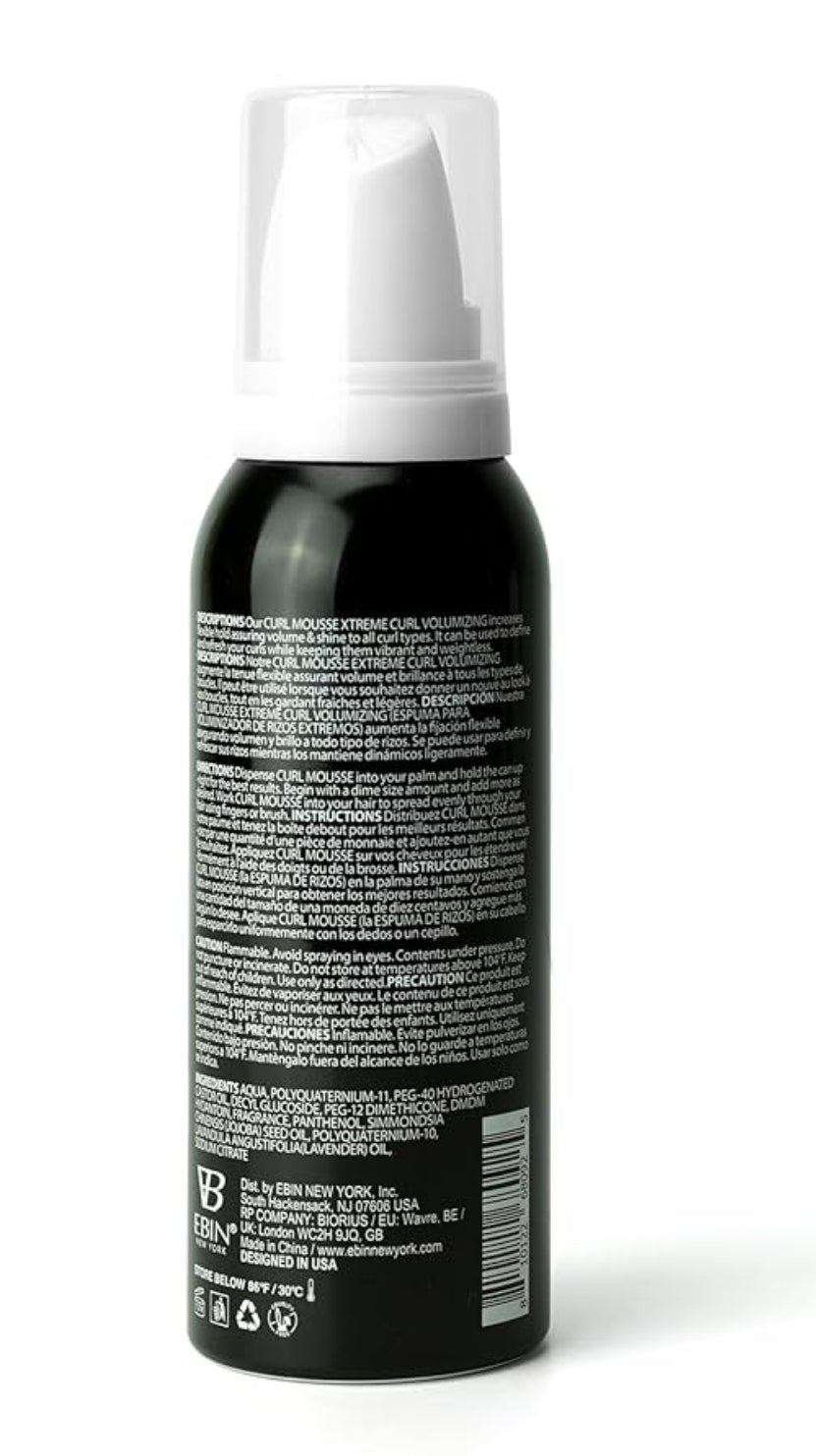 EBIN NEW YORK Curl & Twist Xtreme Curl Volumizing Mousse