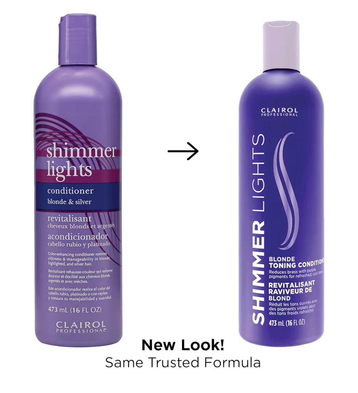 Clairol Professional Shimmer Lights Purple Conditioner 16oz