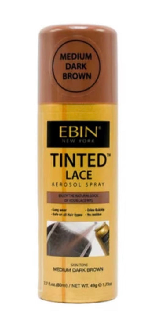 Ebin Medium Dark Brown Tinted Lace Spray 1.73oz