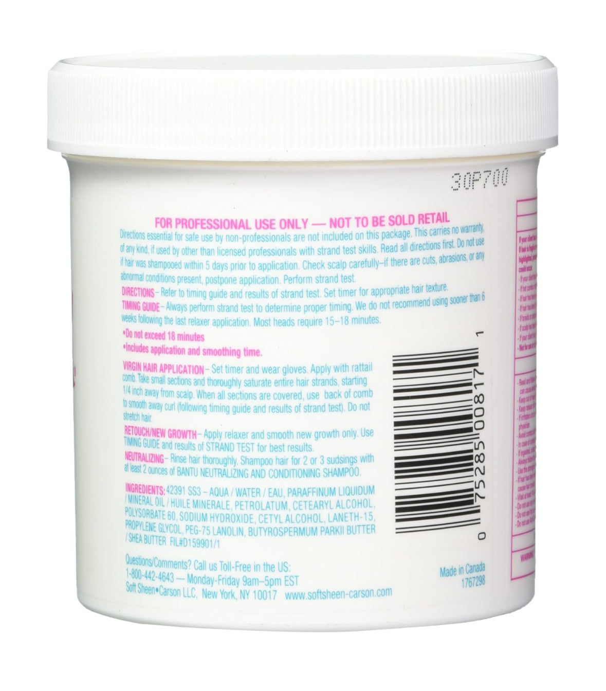 Bantu Shea Butter No Base Relaxer Regular