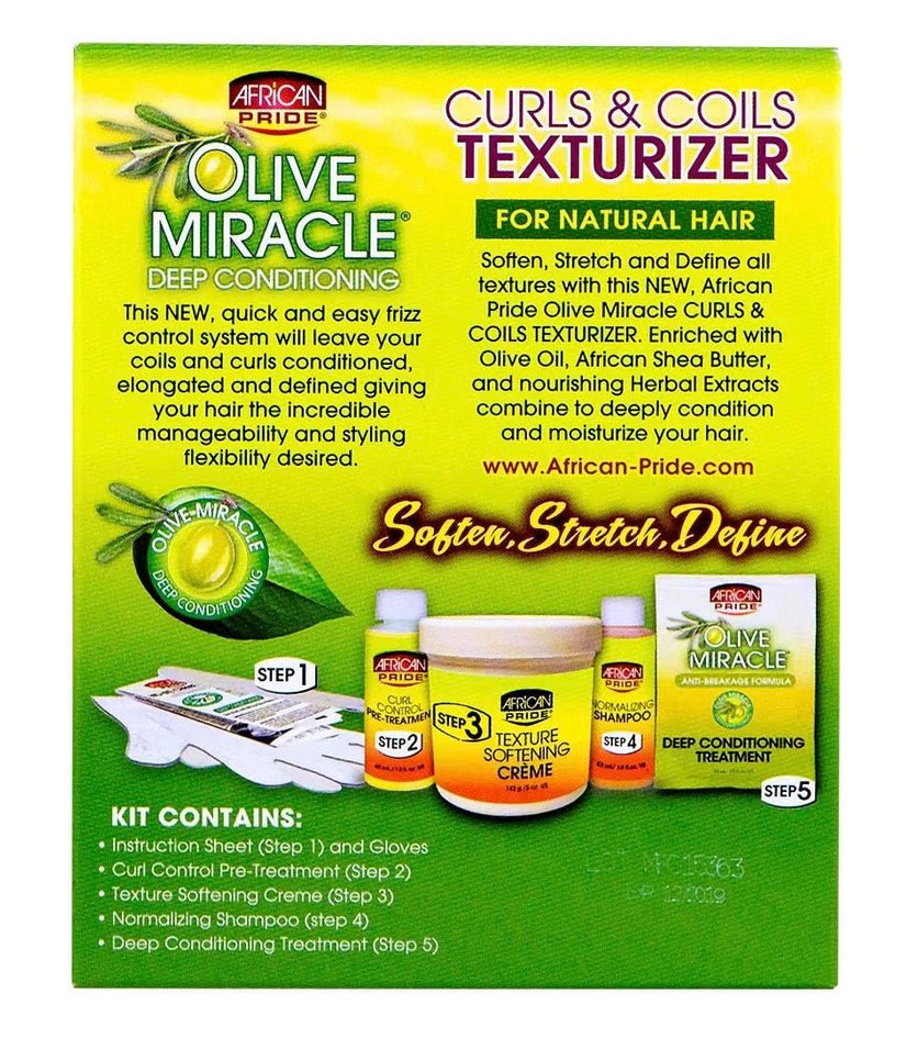 African Pride Olive Miracle Curls and Coils Texturizer