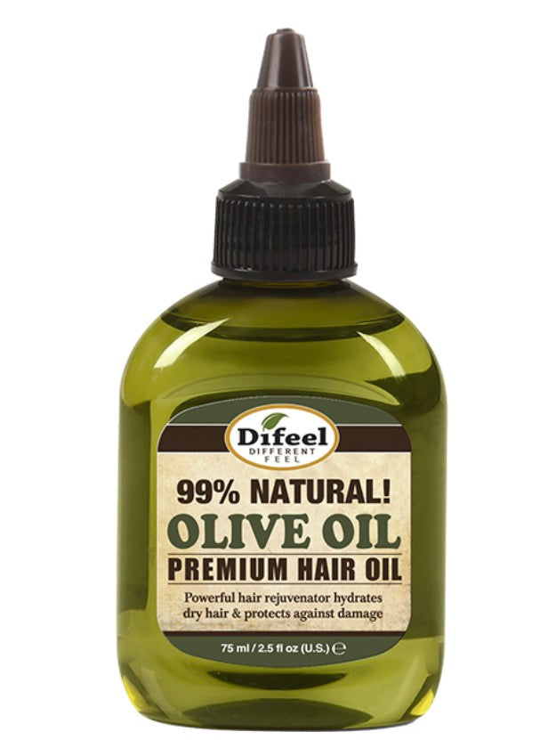 Difeel Olive Premium Natural Hair Oil 2.5oz