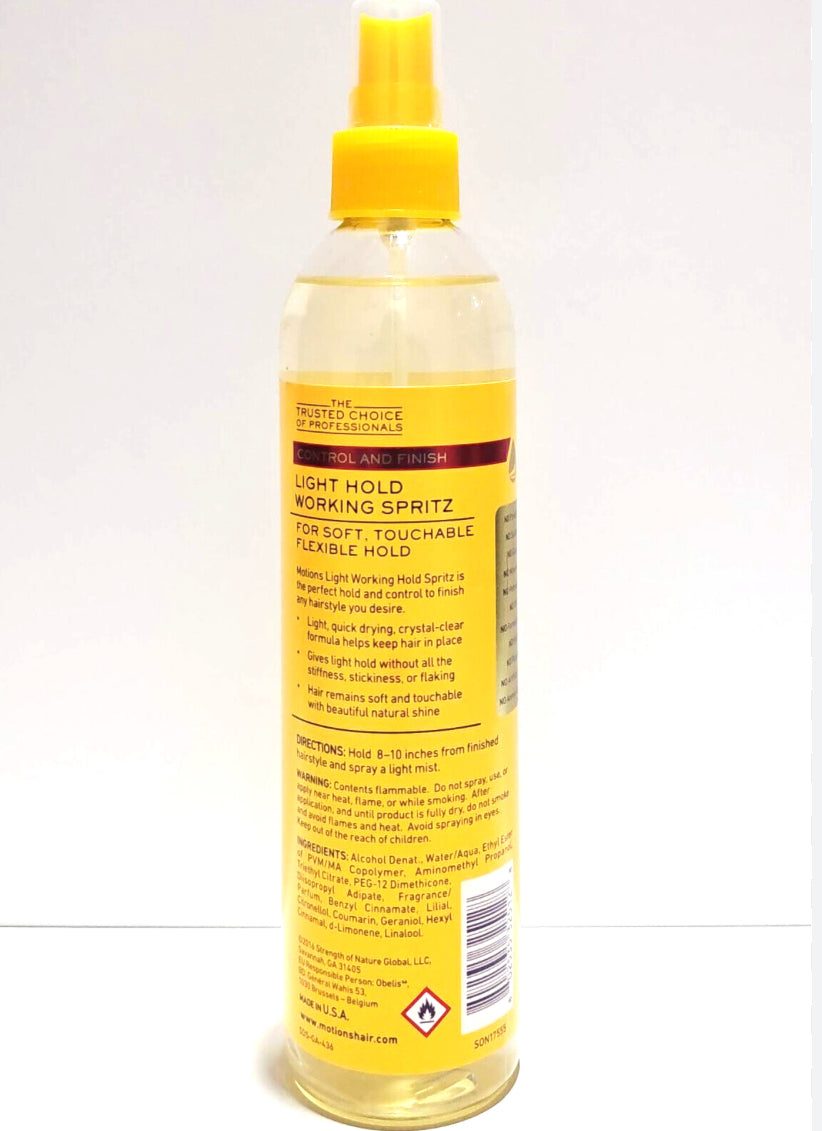 Motions Light Hold Working Spritz 12oz