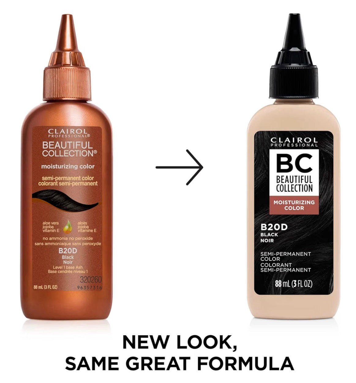 Clairol Beautiful Collection Hair Color B20D Black