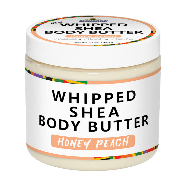 AKWAABA Whipped Shea Body Butter Honey Peach