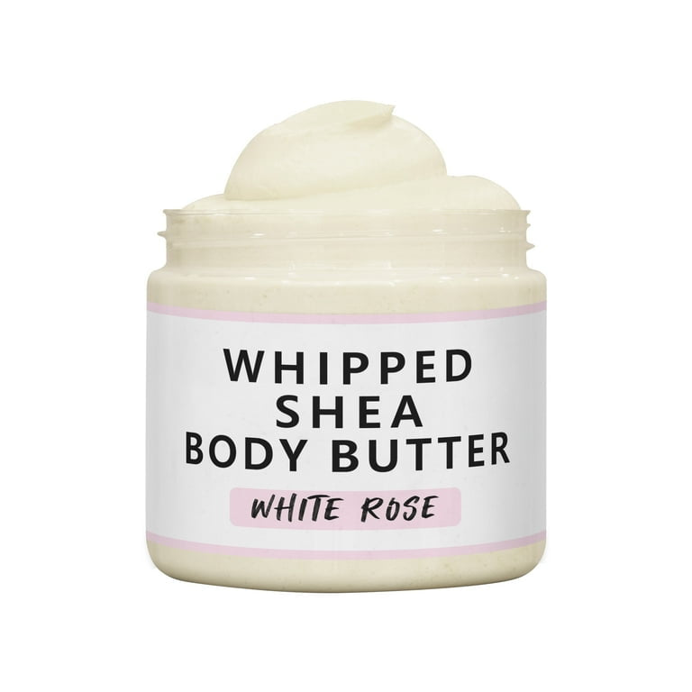 AKWAABA Whipped Shea Body Butter White Rose Shea Butter