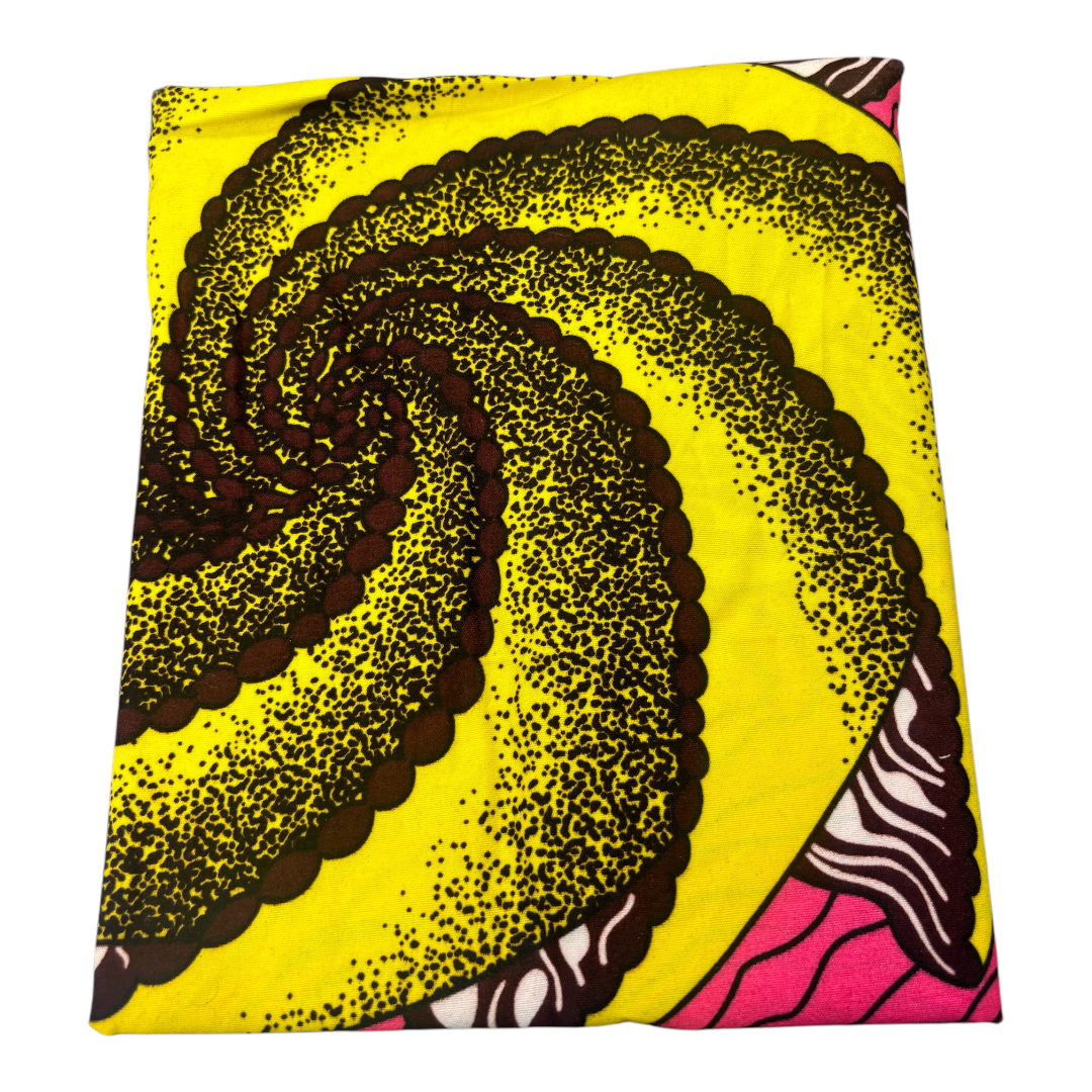 African Ankara Wax Multi Colored Fabric Print (Scarf)