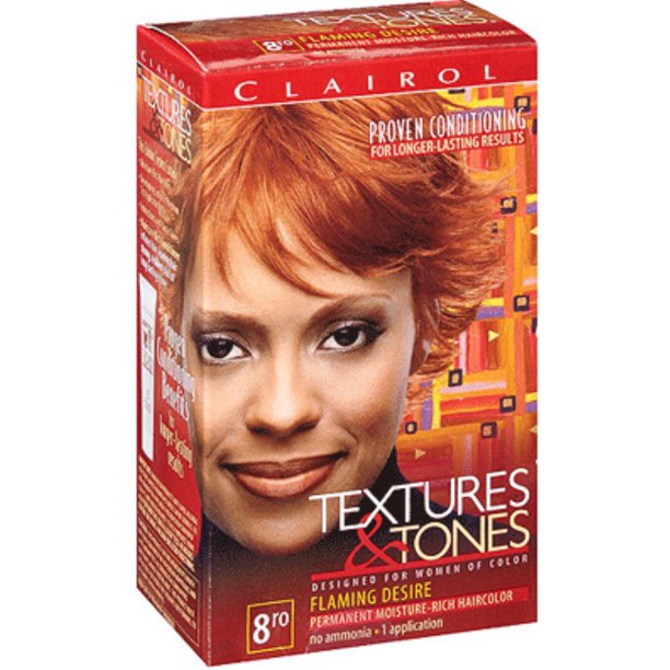 Clairol Texture & Tones Flaming Desire 8R0