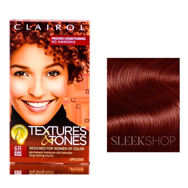Clairol Texture & Tones Ruby Rage 6R