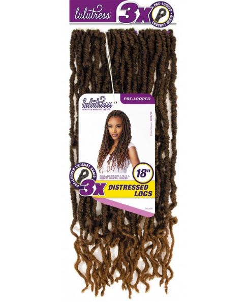 LuluTress 3X Distressed Locs 18"