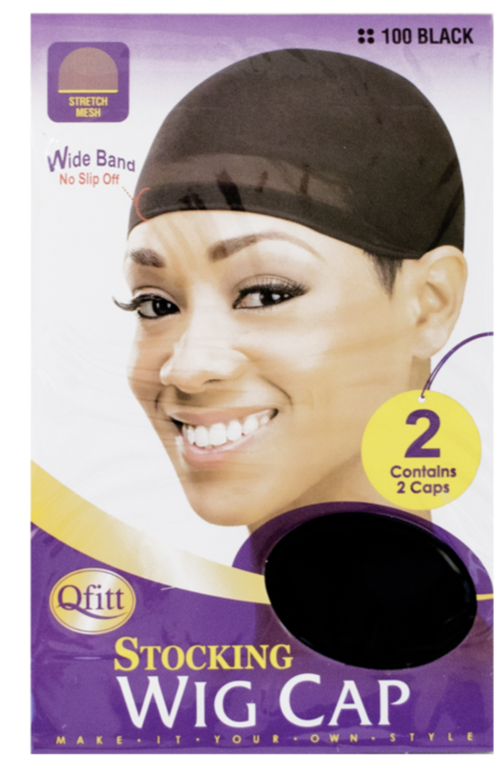 Black Wig Cap