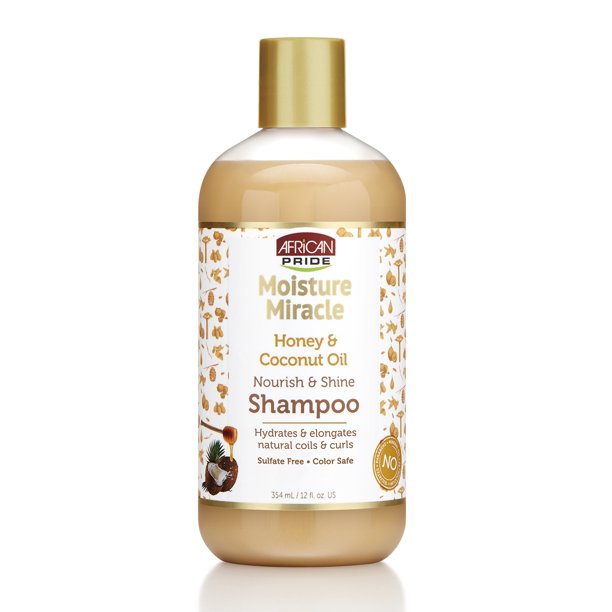 African Pride  Honey & Coconut Shampoo 12oz