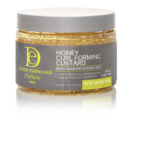 Design Essential Almond & Avocado Honey Curl Custard