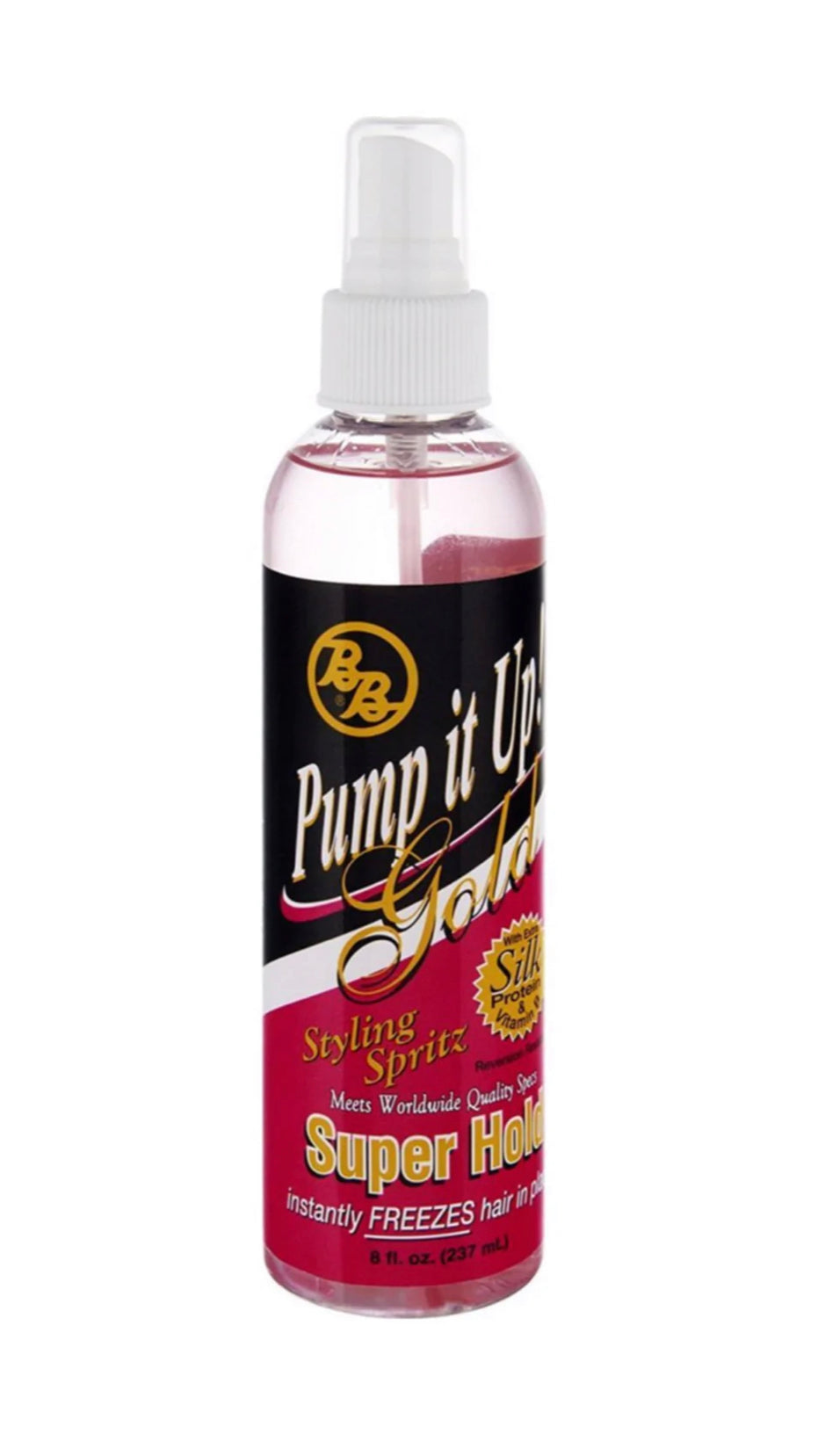 BB Pump It Up Gold Super Hold Spritz