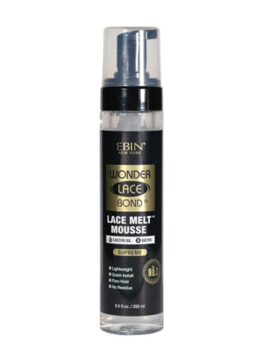 EBIN' HEM TORK WONDER LACE) BOND LACE MELT MOUSSE  CASTEROL BOTS SUPREME 8.5 oz
