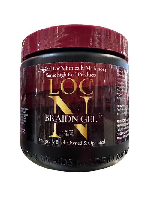 Original LoN Ethically Made 2014 Same high End Products LOC N BRAIDING GEL 16OZ
