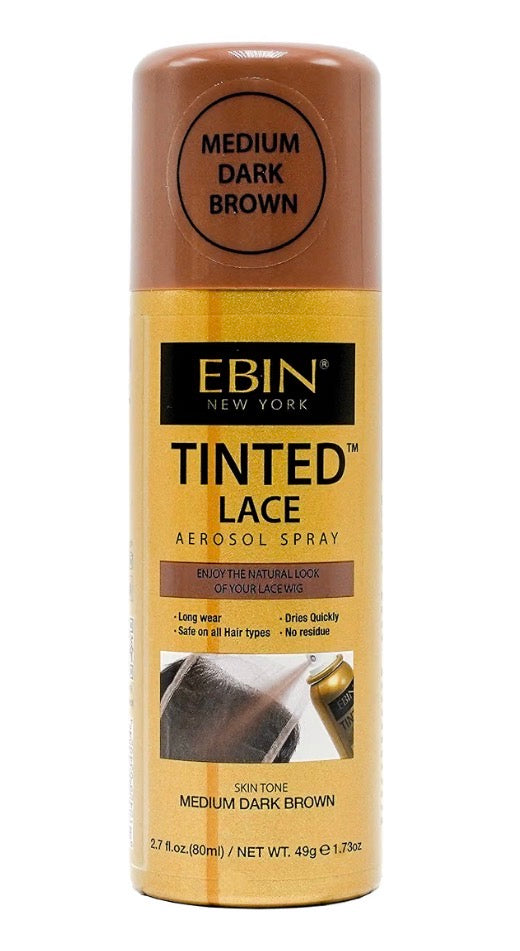 Ebin Medium Dark Brown Tinted Lace Spray 1.73oz